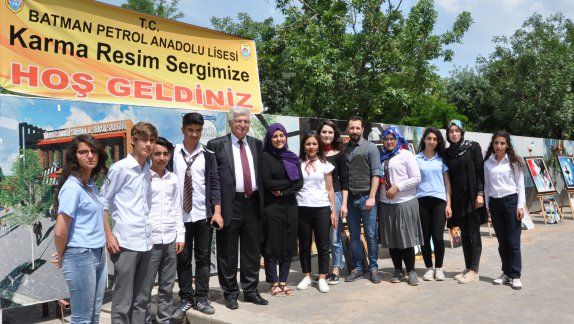 Petrol Anadolu Lisesi Tarafından Karma Resim Sergisi Düzenlendi