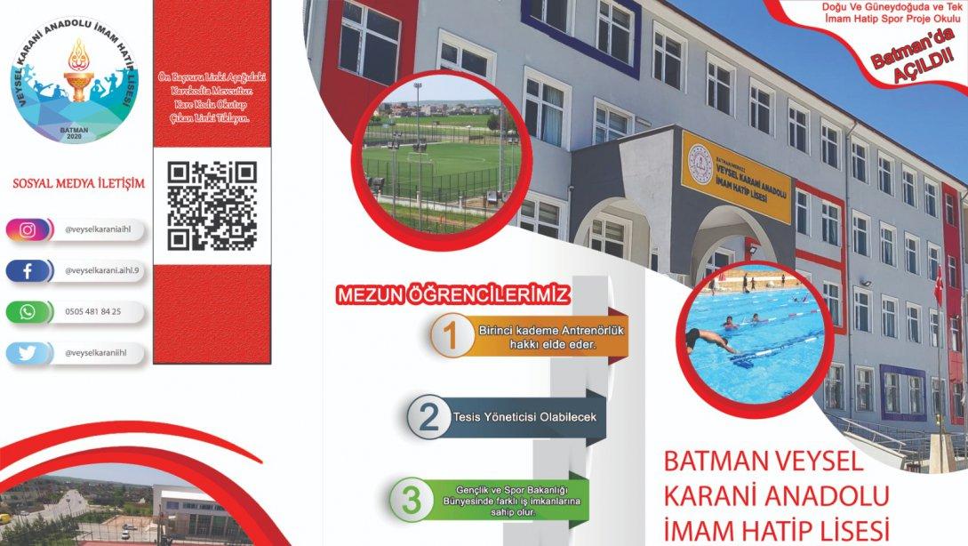 Veysel Karani Anadolu İmam Hatip Lisesi Yetenek Sınav Takvimi