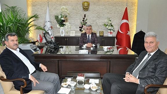 Kozluk ve Hasankeyf Belediye Başkanlarından Aslana Ziyaret