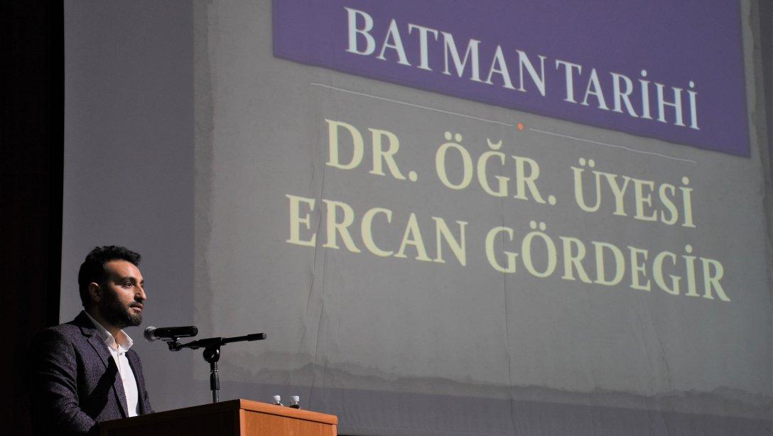 Öğretmenlere 'Batman Kent Tarihi' Seminer Verildi