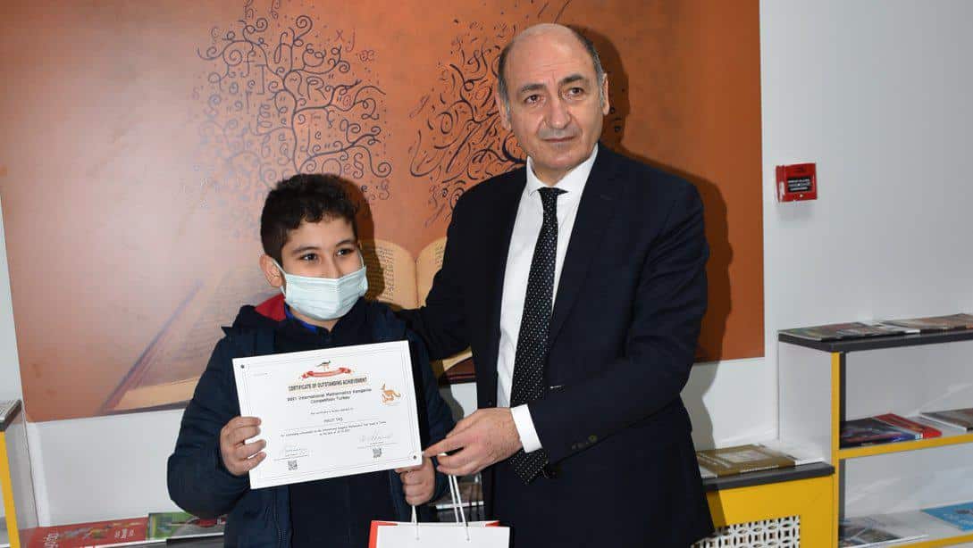 BİLSEM Öğrencisi Uluslararası Kanguru Matematik Yarışmasında Türkiye Birincisi Oldu