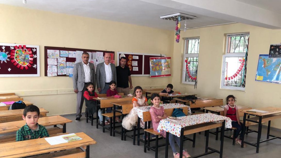 İl Müdürümüz, Sason Gürgenli Köy Okulunu Ziyaret Etti